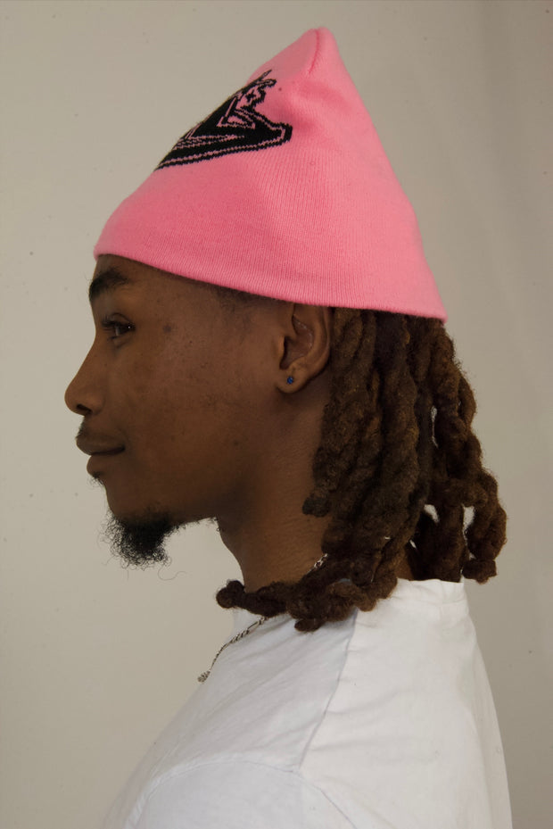 “Cotton candy” beanie